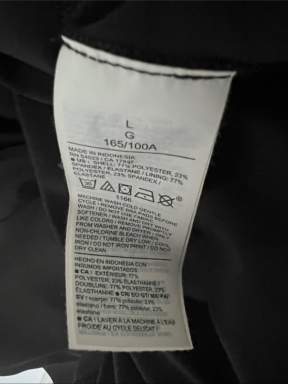 Old Navy Powersoft Athletic Dress Black Size Large - Picture 5 of 8